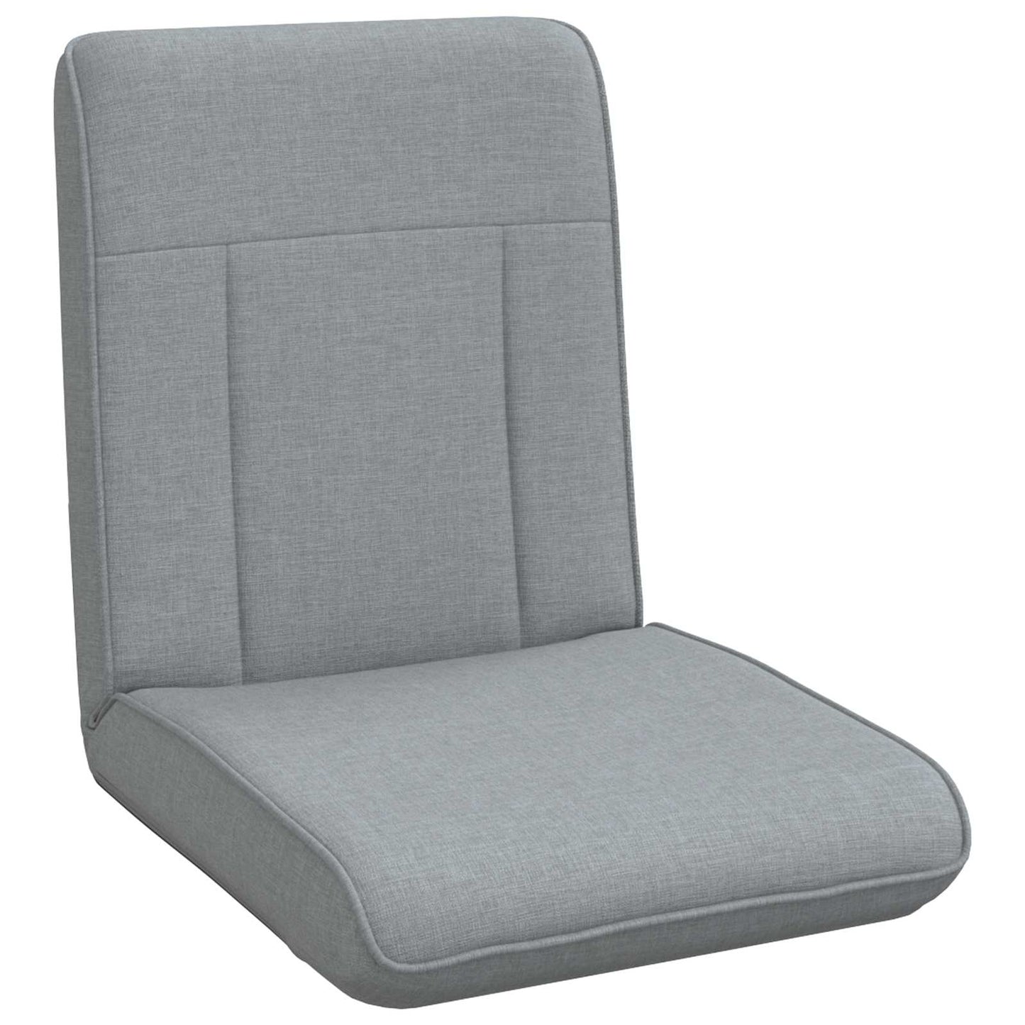 Sedia a pavimento regolabile Grigio Chiaro Tessuto | homemem39