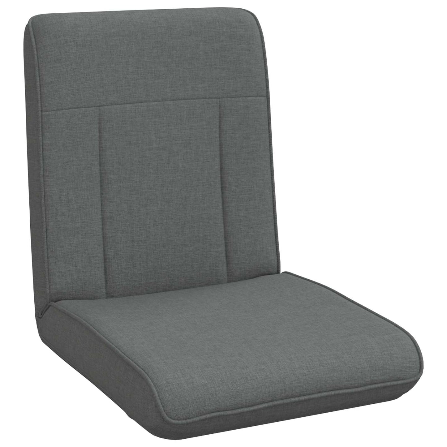 Sedia a pavimento regolabile Grigio Scuro Tessuto | homemem39