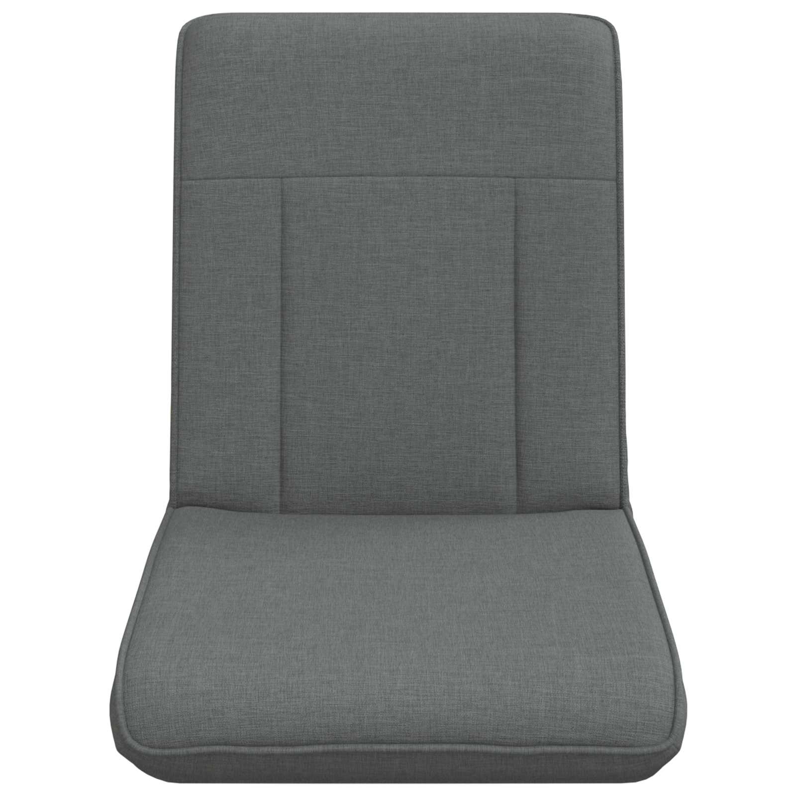 Sedia a pavimento regolabile Grigio Scuro Tessuto | homemem39