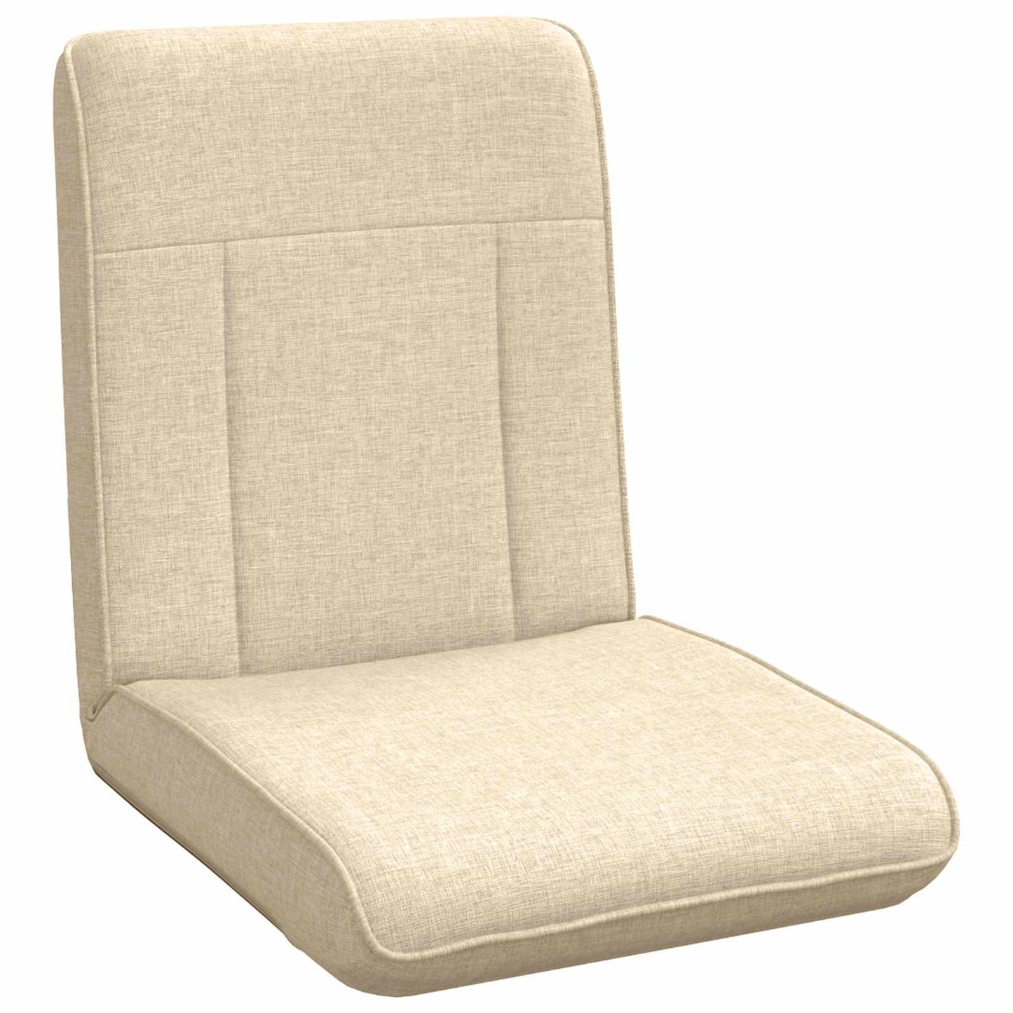 Sedia a pavimento regolabile Crema Tessuto | homemem39