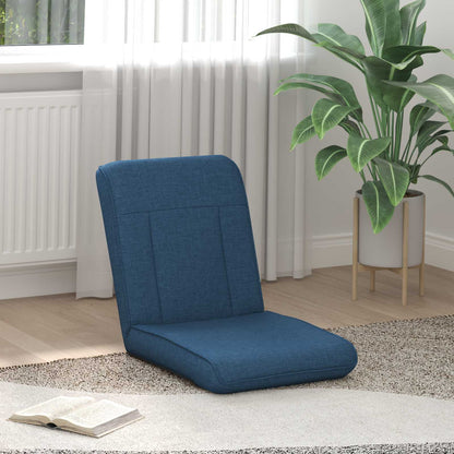 Sedia a pavimento regolabile Blu Tessuto | homemem39