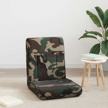 Sedia a pavimento regolabile Verde militare Tessuto | homemem39