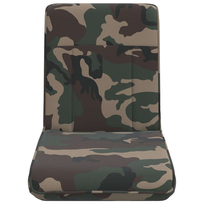 Sedia a pavimento regolabile Verde militare Tessuto | homemem39