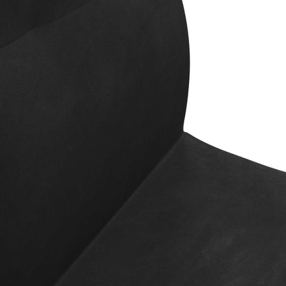 Sedia a pavimento regolabile Nero Velluto | homemem39
