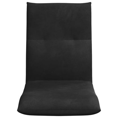 Sedia a pavimento regolabile Nero Velluto | homemem39