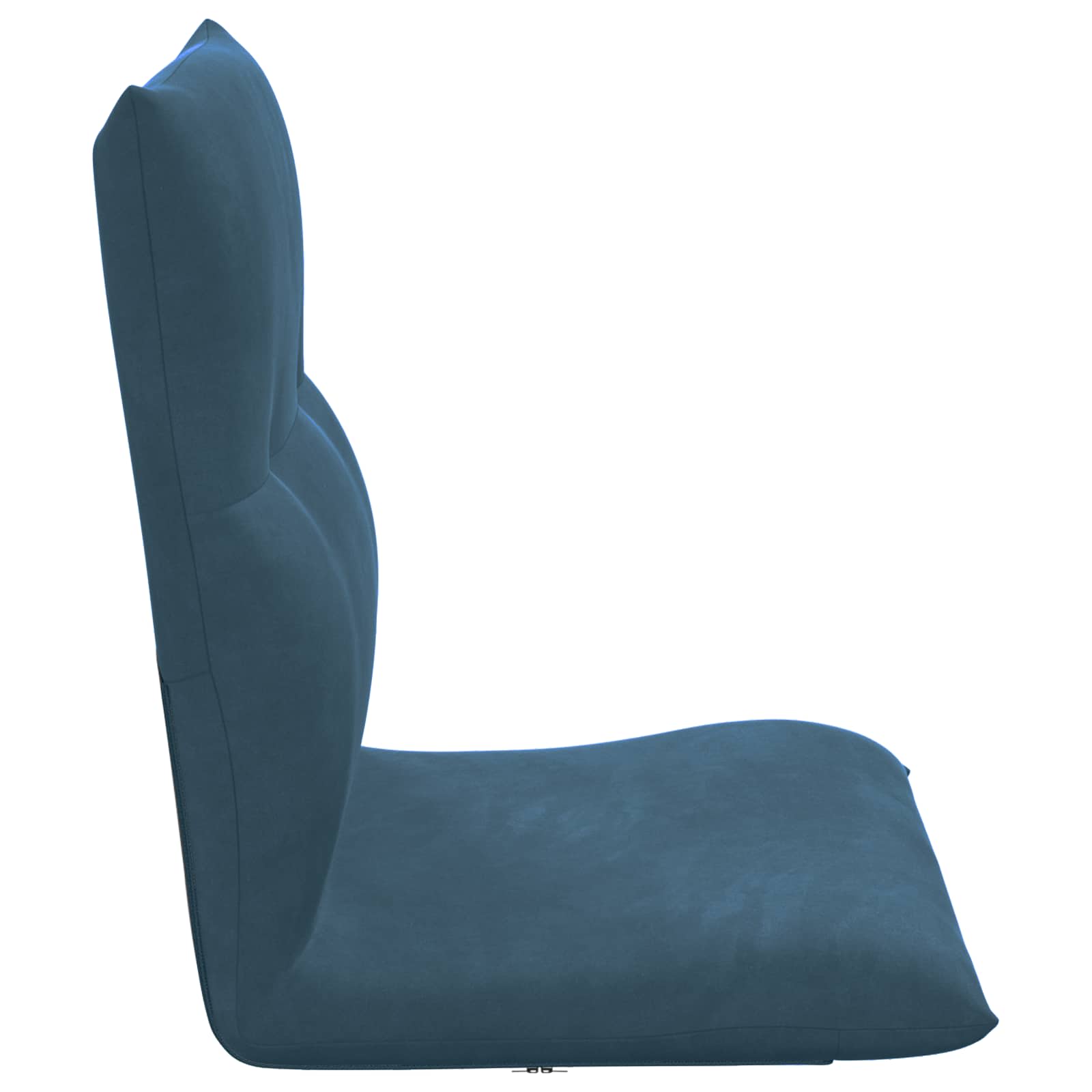 Sedia a pavimento regolabile Blu Velluto | homemem39