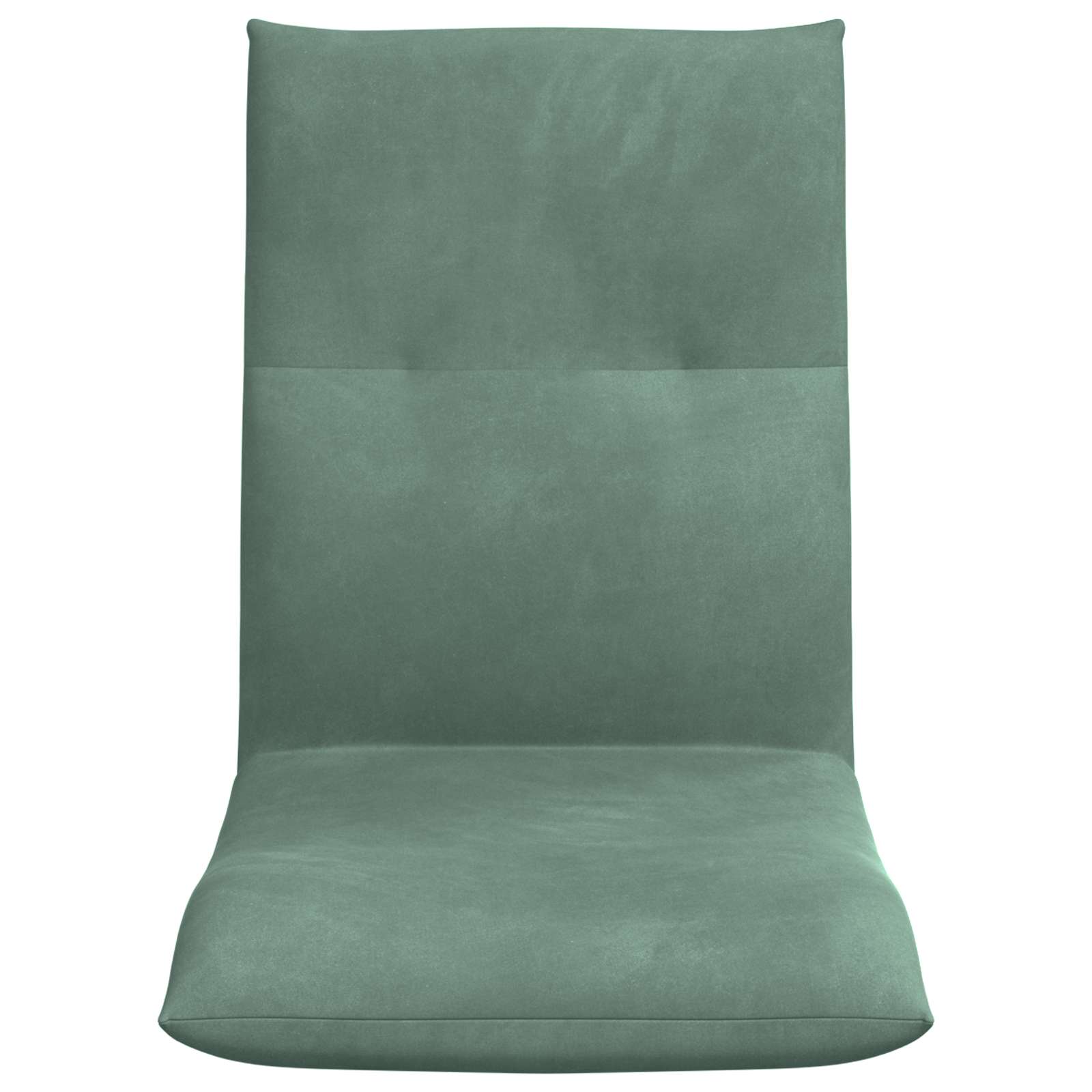 Sedia a pavimento regolabile Verde Mare Velluto | homemem39