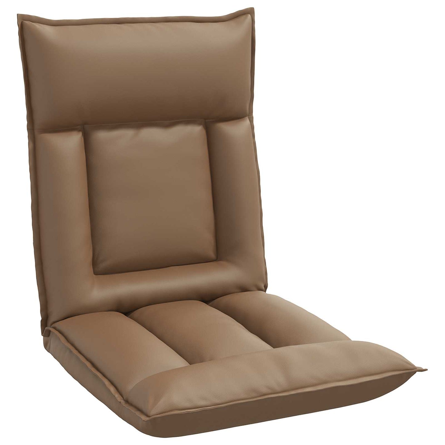 Sedia a pavimento regolabile Cappuccino Similpelle | homemem39