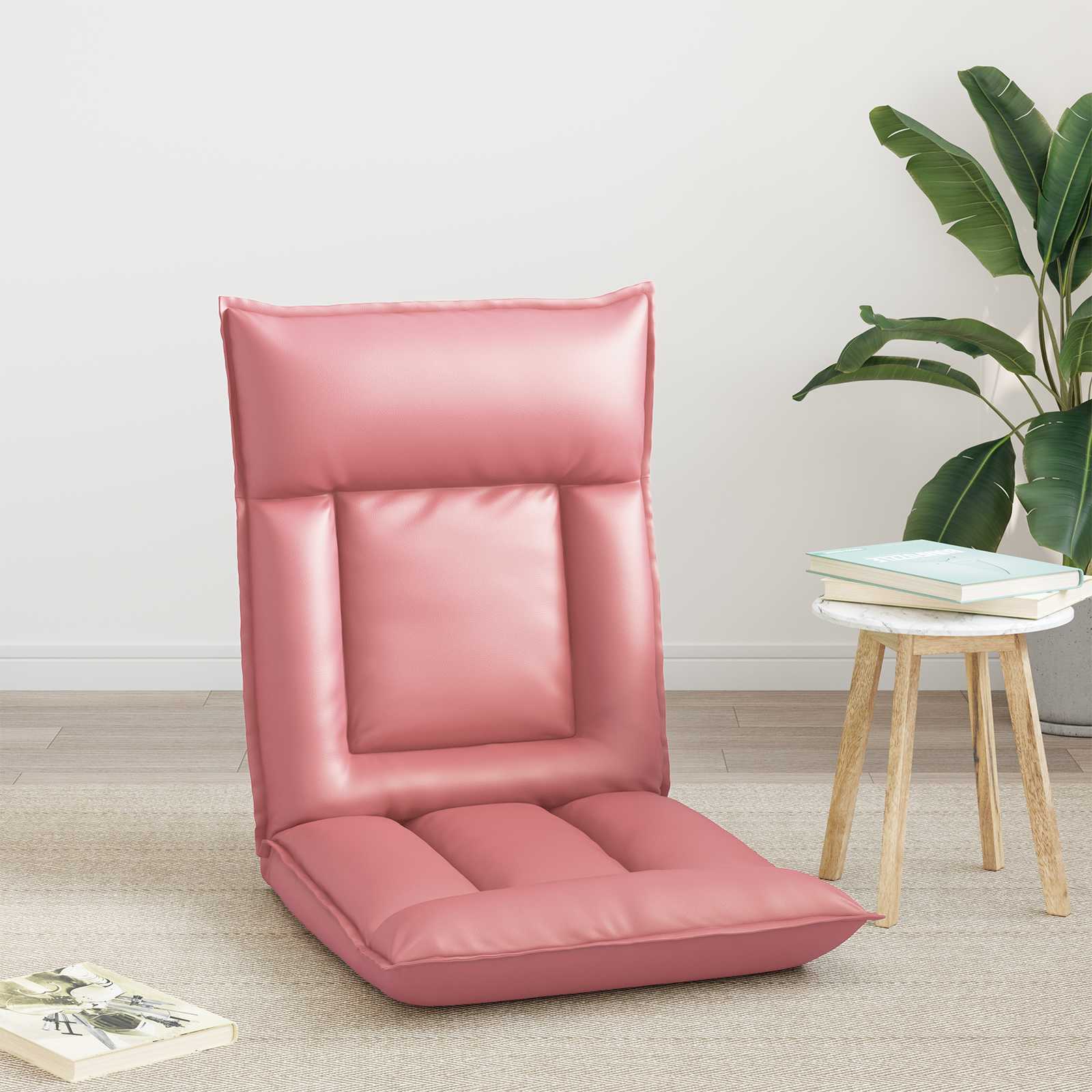 Sedia a pavimento regolabile Rosa Similpelle | homemem39
