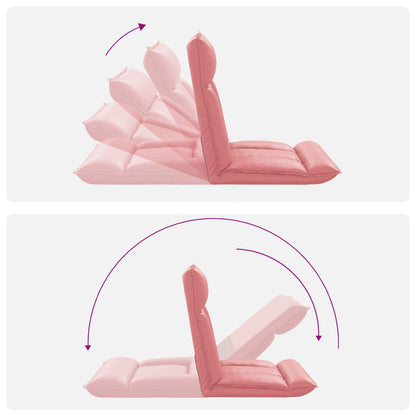 Sedia a pavimento regolabile Rosa Similpelle | homemem39
