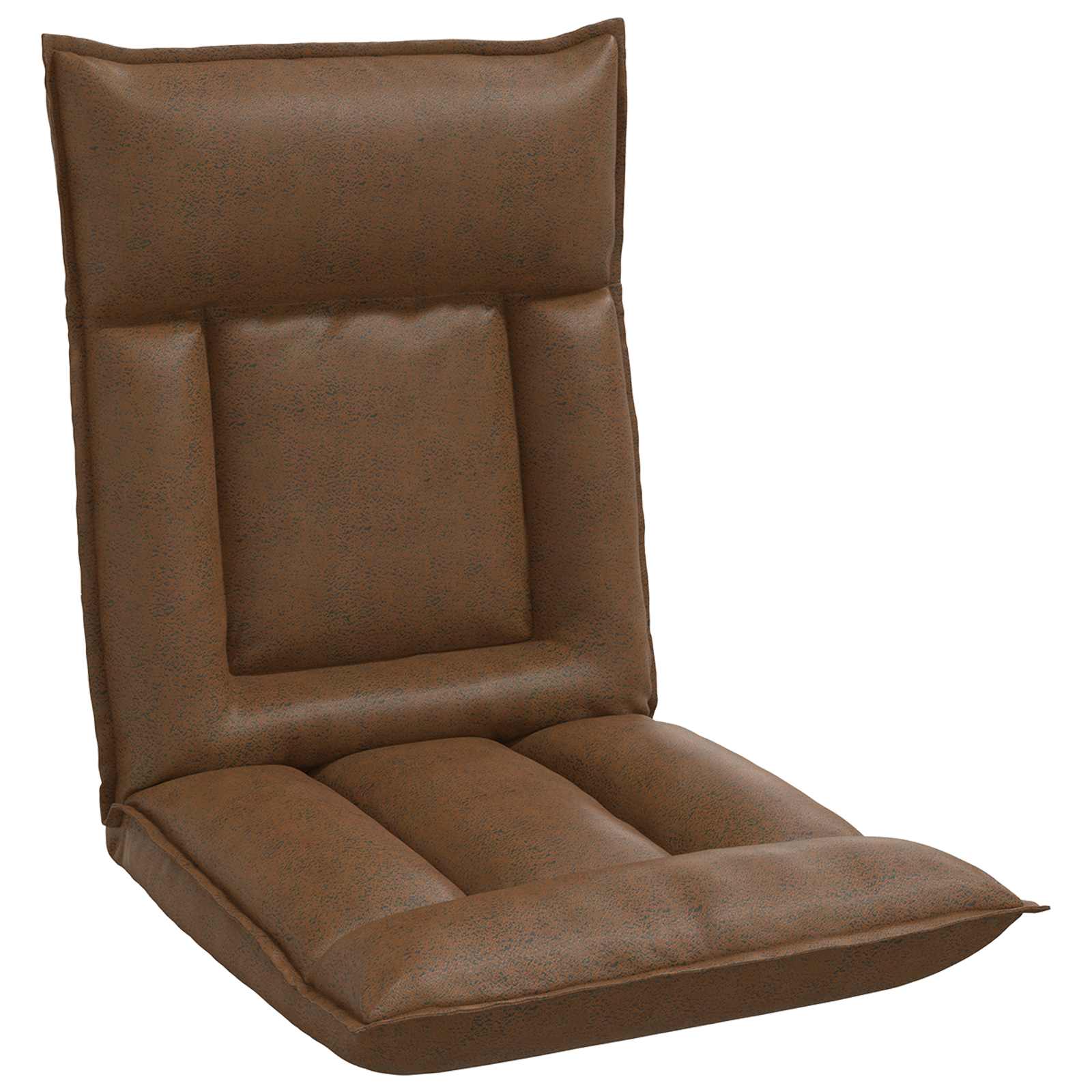 Sedia da Pavimento Marrone 55 x 61 x 70 cm Tessuto | homemem39