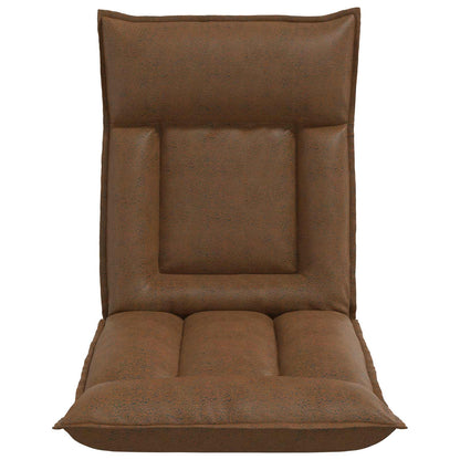 Sedia da Pavimento Marrone 55 x 61 x 70 cm Tessuto | homemem39