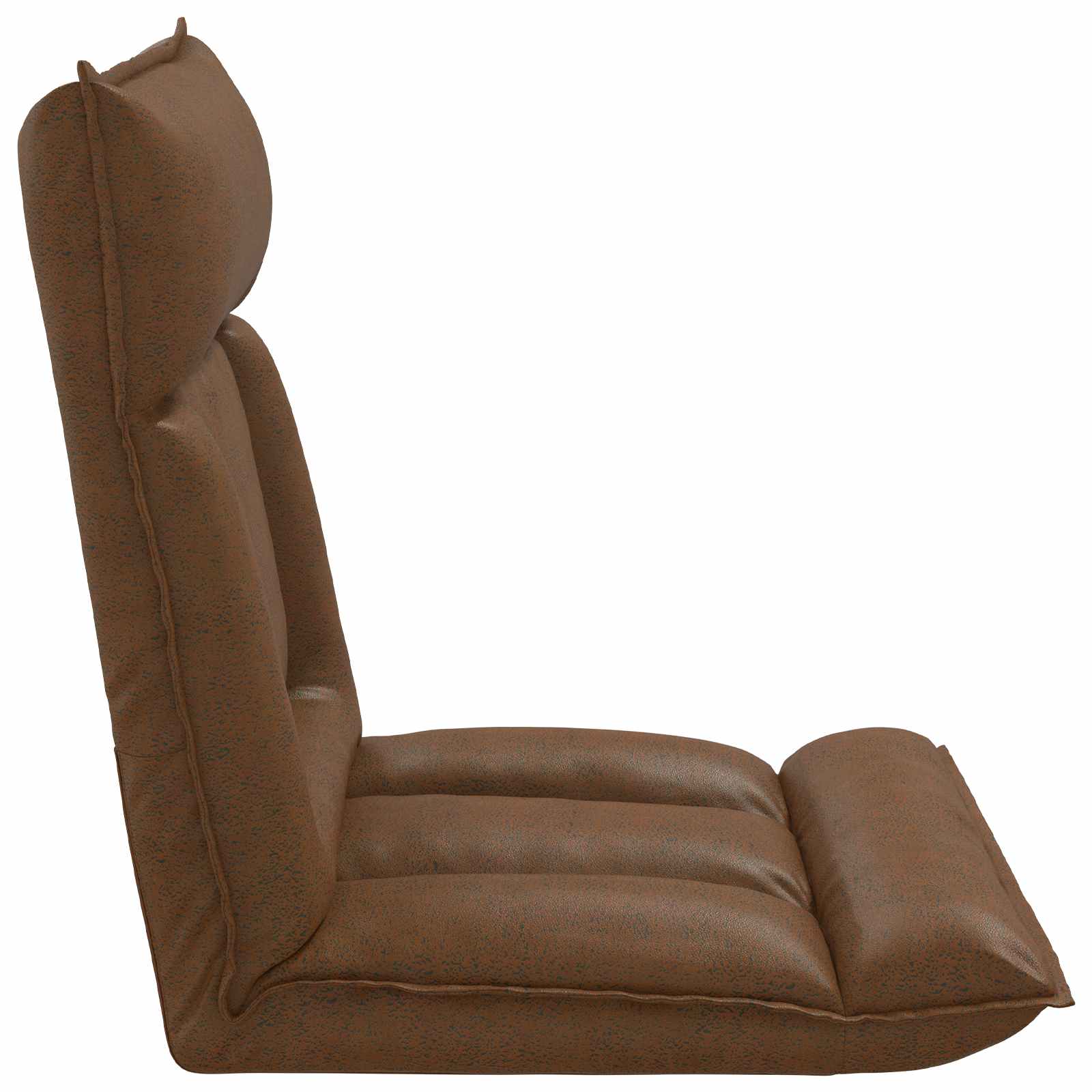 Sedia da Pavimento Marrone 55 x 61 x 70 cm Tessuto | homemem39