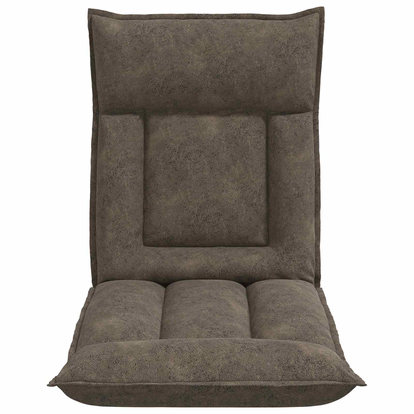 Sedia da Pavimento Grigio scuro 55 x 61 x 70 cm Tessuto | homemem39
