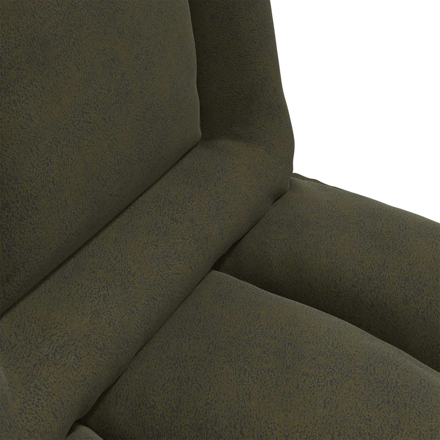 Sedia da Pavimento Verde militare 55 x 61 x 70 cm Tessuto | homemem39