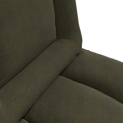 Sedia da Pavimento Verde militare 55 x 61 x 70 cm Tessuto | homemem39