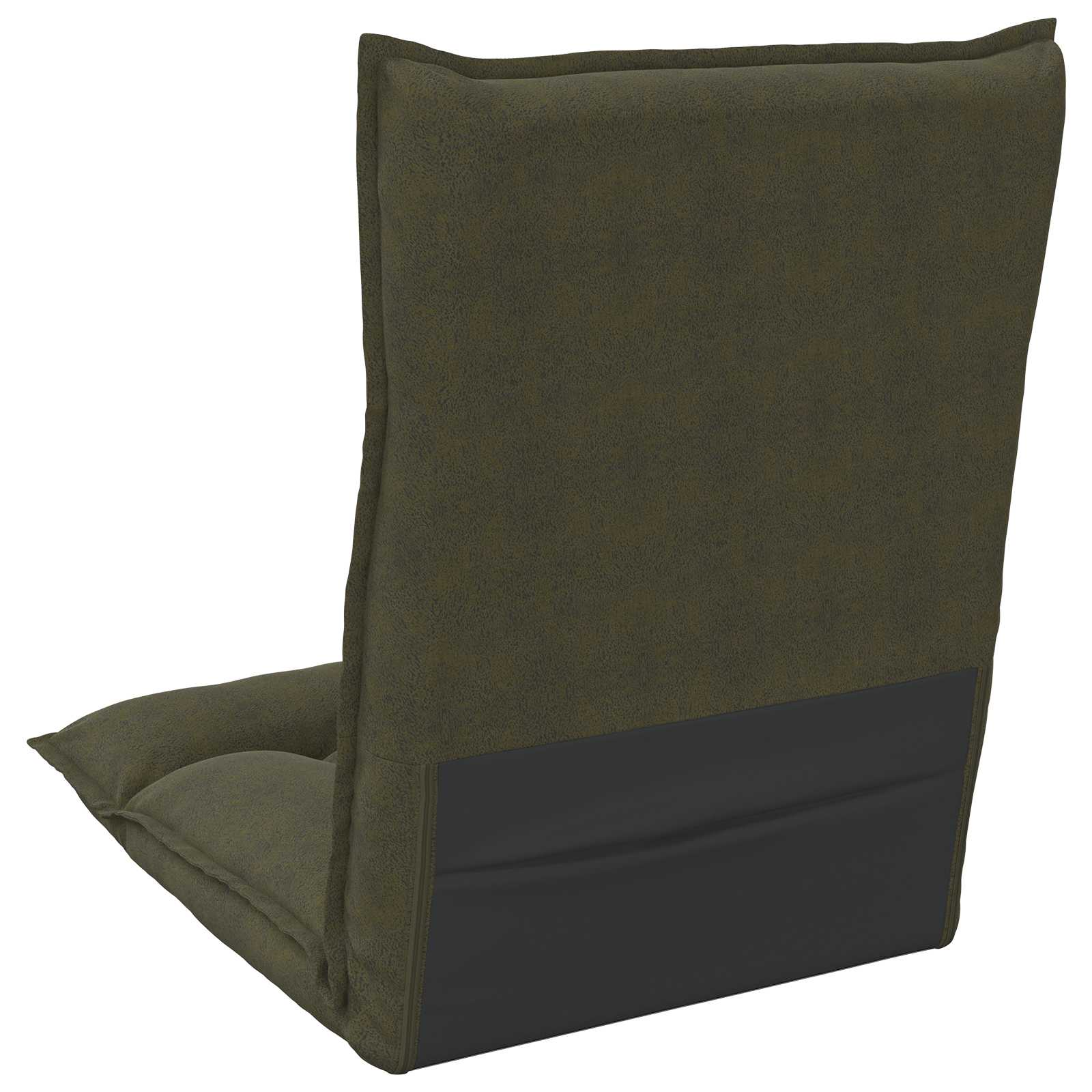 Sedia da Pavimento Verde militare 55 x 61 x 70 cm Tessuto | homemem39