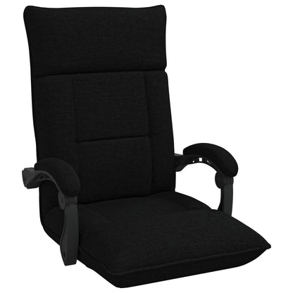 Sedia da Pavimento Nero 66 x 66 x 80 cm Tessuto | homemem39