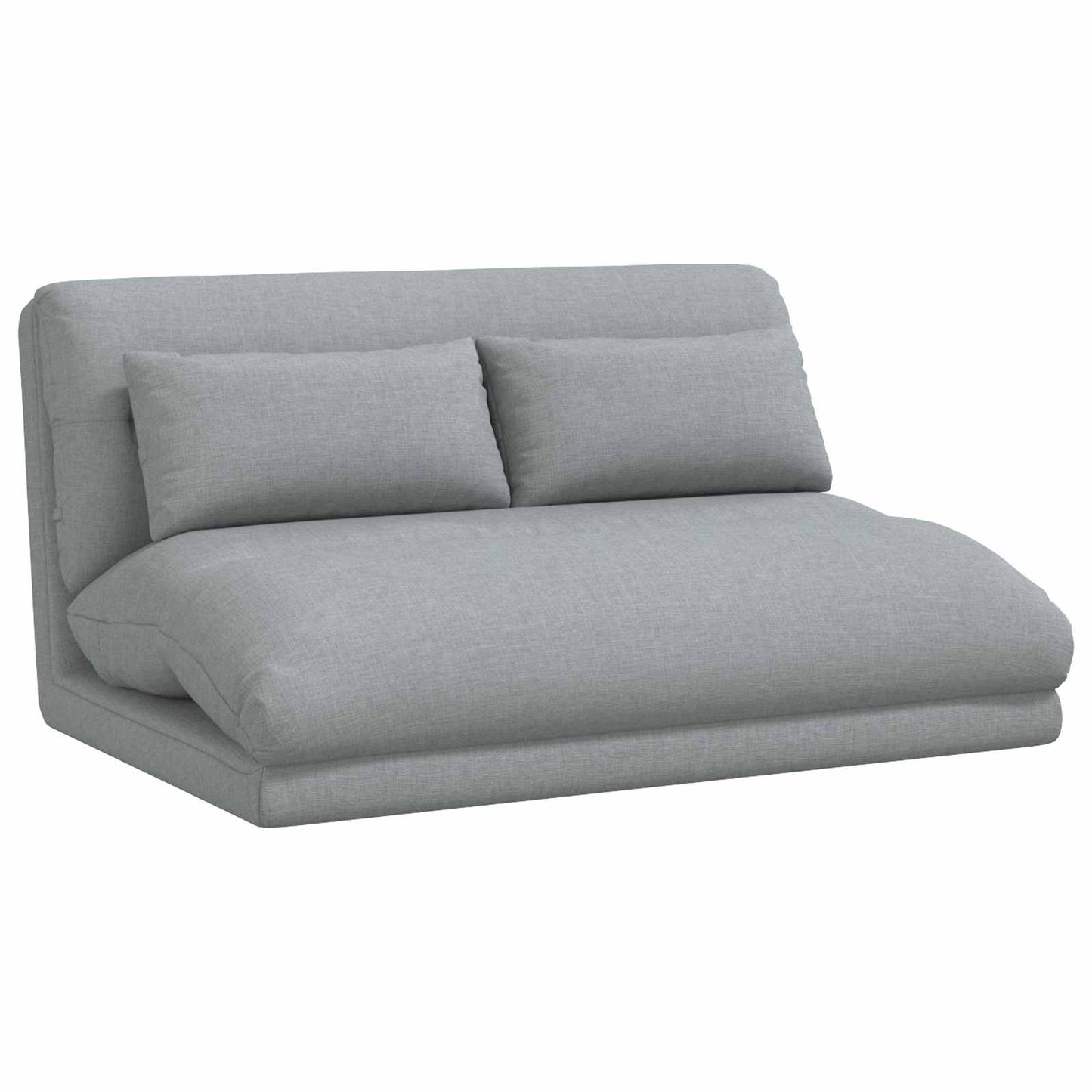 Sedia da Pavimento Grigio chiaro 110 x 82 x 55 cm Tessuto | homemem39