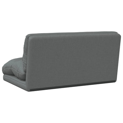 Sedia da Pavimento Grigio scuro 110 x 82 x 55 cm Tessuto | homemem39