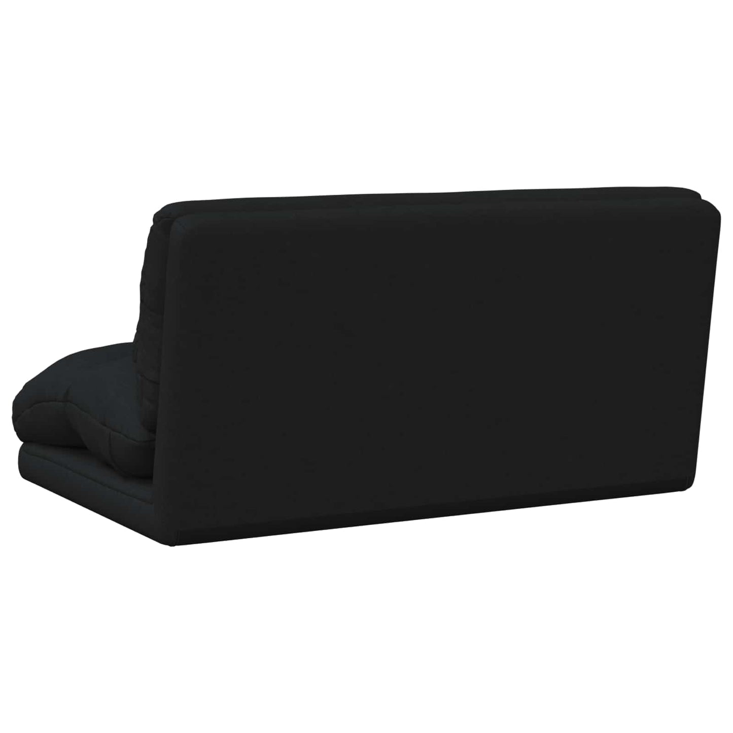 Sedia da Pavimento Nero 110 x 82 x 55 cm Tessuto | homemem39