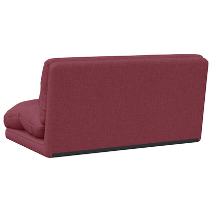 Sedia da Pavimento Rosso Vino 110 x 82 x 55 cm Tessuto | homemem39