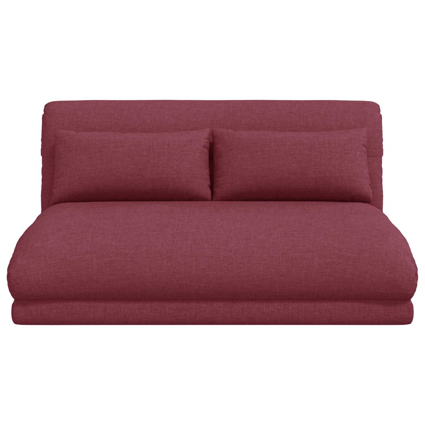 Sedia da Pavimento Rosso Vino 110 x 82 x 55 cm Tessuto | homemem39