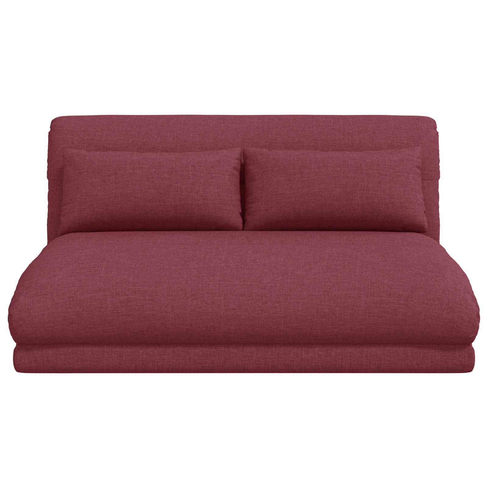 Sedia da Pavimento Rosso Vino 110 x 82 x 55 cm Tessuto | homemem39