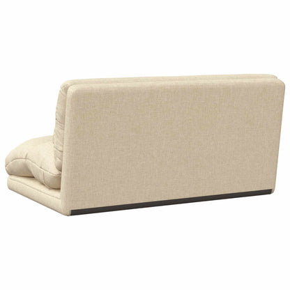 Sedia da Pavimento Crema 110 x 82 x 55 cm Tessuto | homemem39