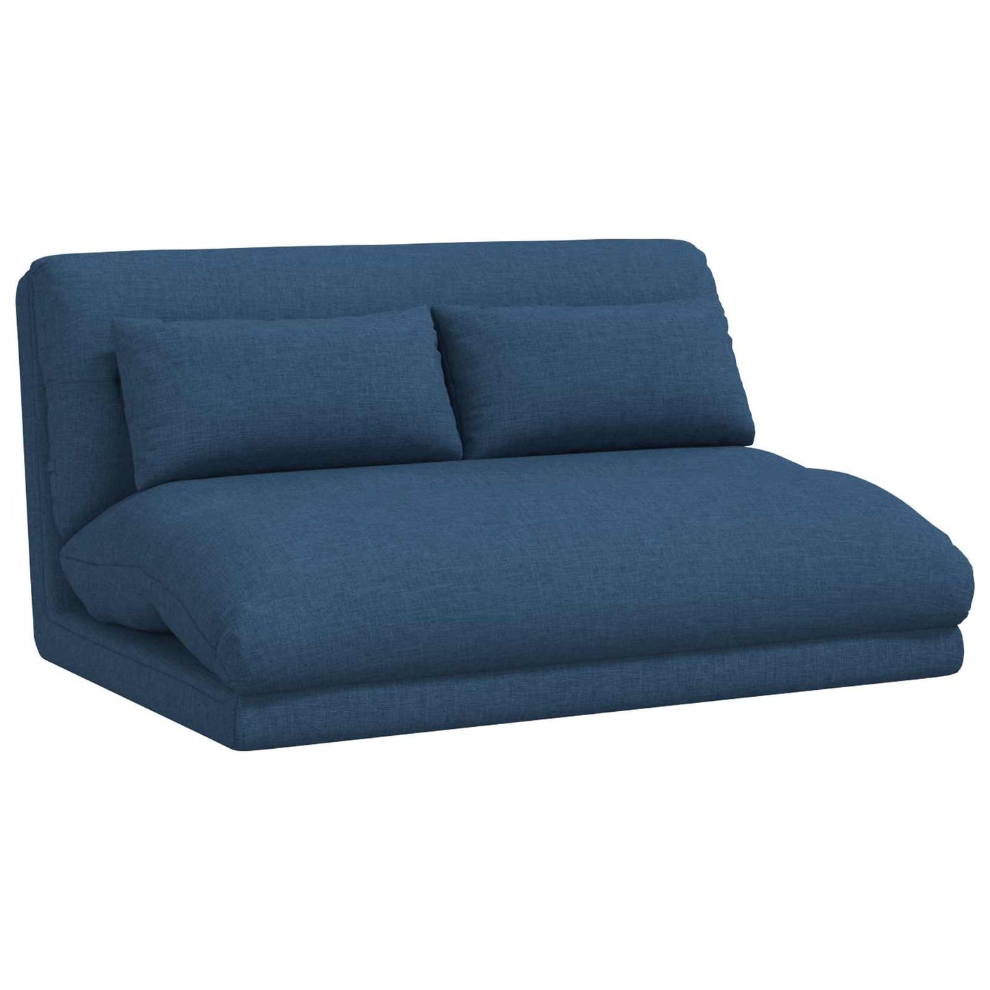 Sedia a pavimento regolabile Blu Tessuto