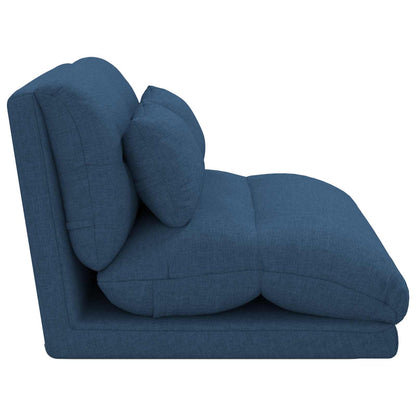 Sedia a pavimento regolabile Blu Tessuto