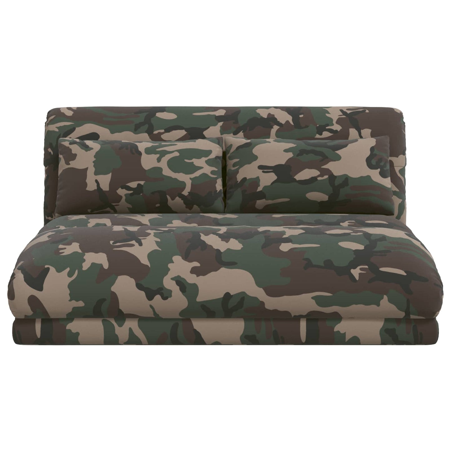 Sedia da Pavimento Verde militare 110 x 82 x 55 cm Tessuto | homemem39