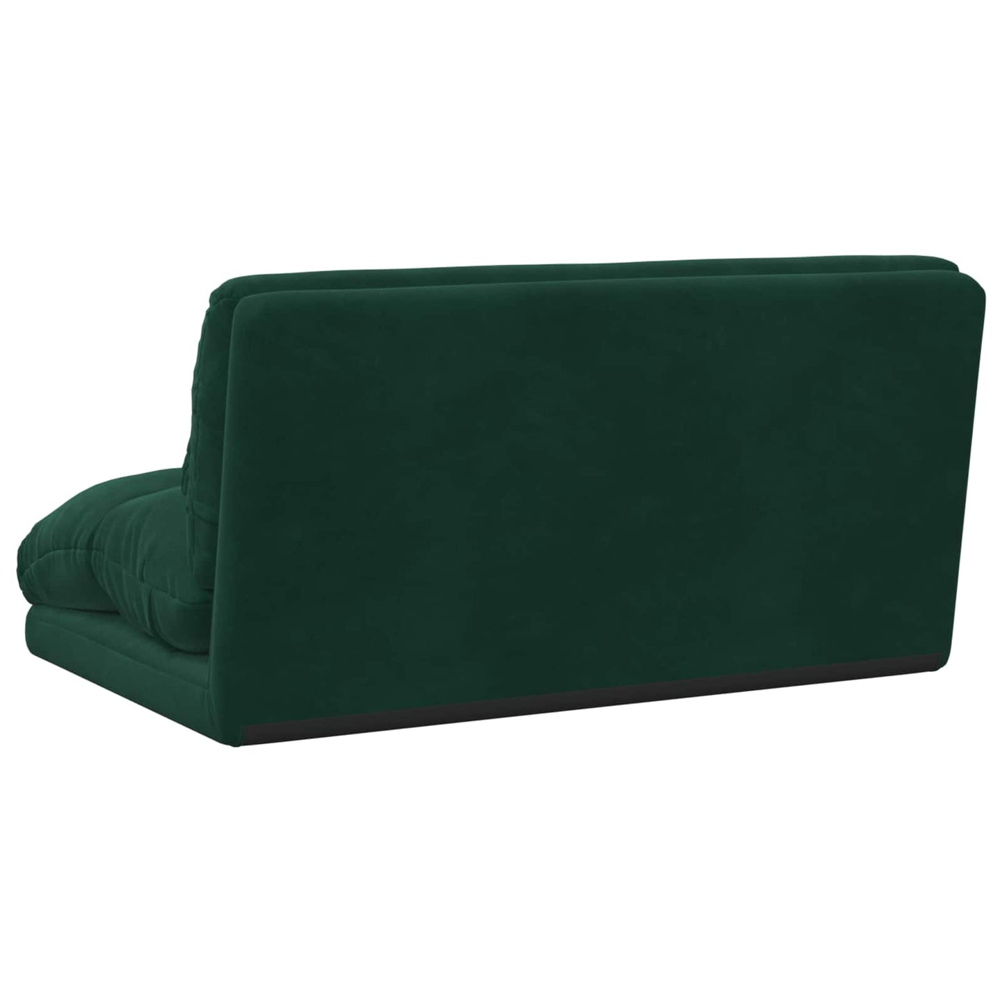 Sedia da Pavimento Verde Scuro 110 x 82 x 55 cm Velluto | homemem39