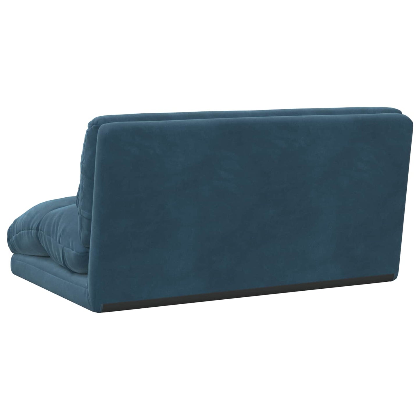 Sedia da Pavimento Blu 110 x 82 x 55 cm Velluto | homemem39
