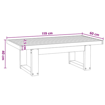 Tavolino da salotto NOAIN Nero 119 x 60 x 40 cm | homemem39