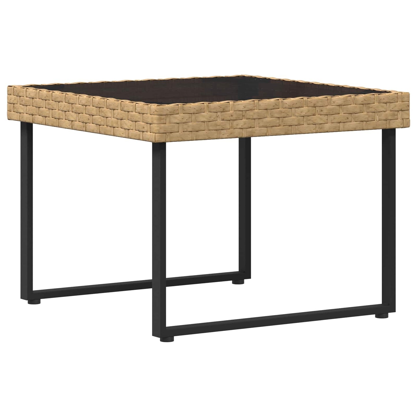 Set Divano da Giardino 2 pcs Naturale Rattan sintetico Acciaio | homemem39