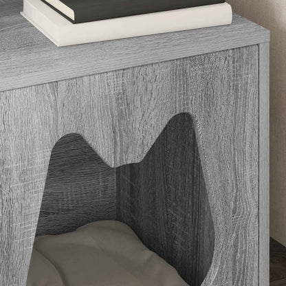 Casa per Gatti Grigio Sonoma 42,5 x 40 x 53,5 cm | homemem39