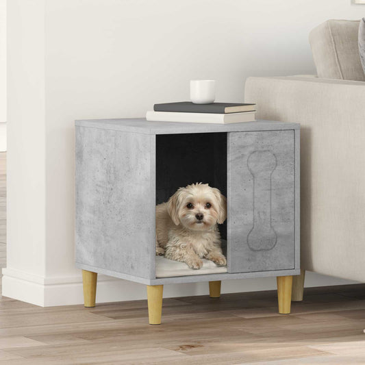 Cuccia per cani Calcestruzzo 44 x 42 x 49 cm Legno multistrato | homemem39