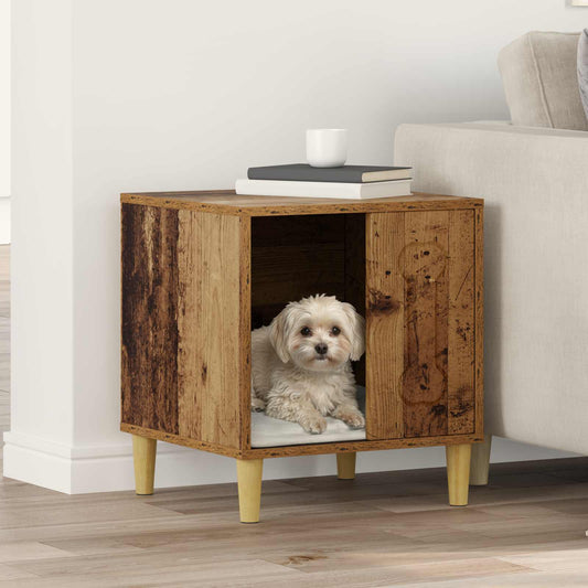 Cuccia per cani Legno vecchio 44 x 42 x 49 cm Legno multistrato | homemem39