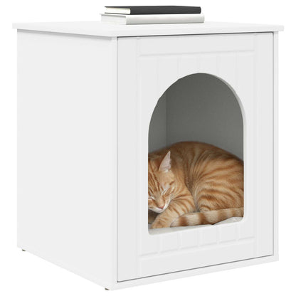 Casa per Gatti Bianco 53 x 52 x 62 cm Legno multistrato
