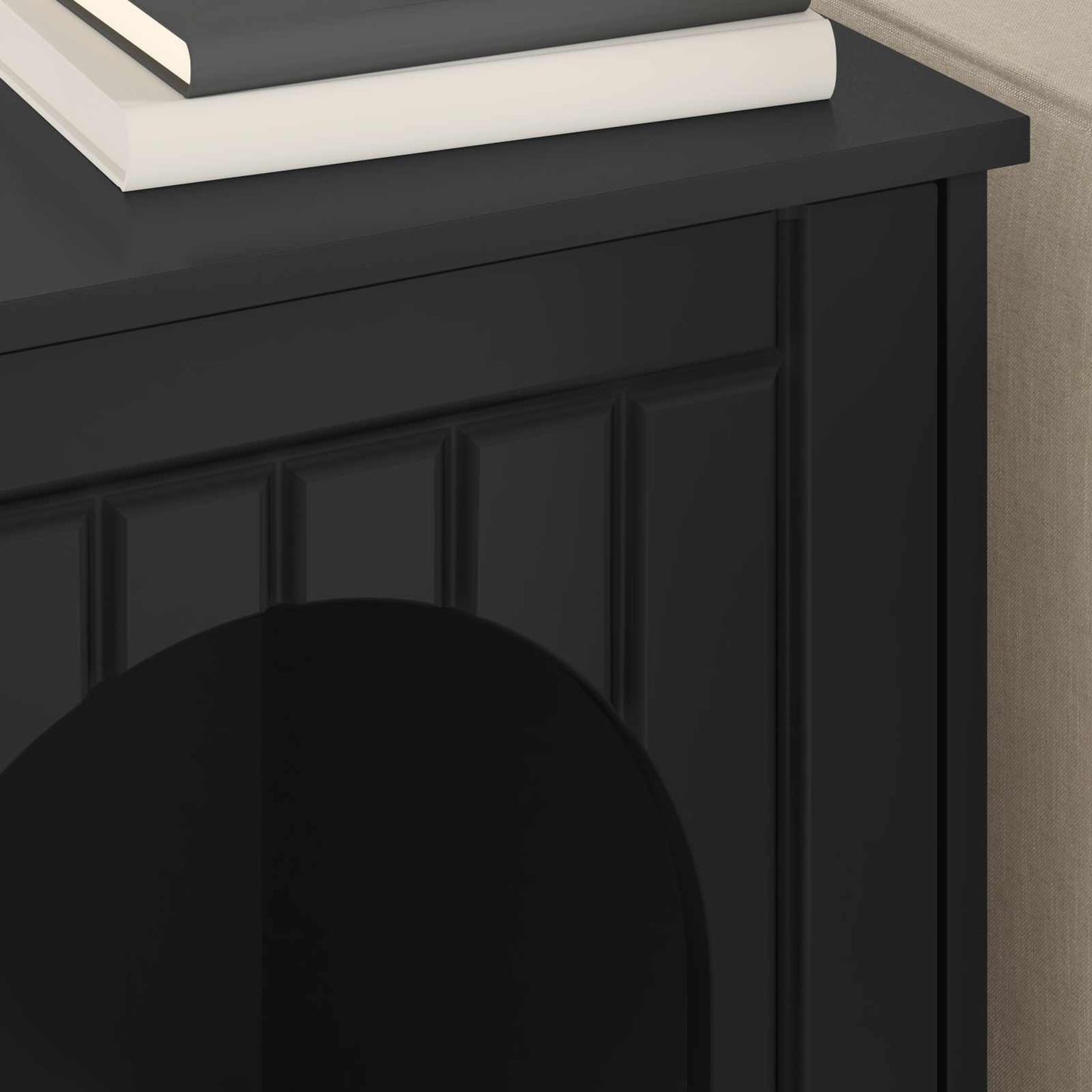 Casa per Gatti Nero 53 x 52 x 62 cm Legno multistrato | homemem39