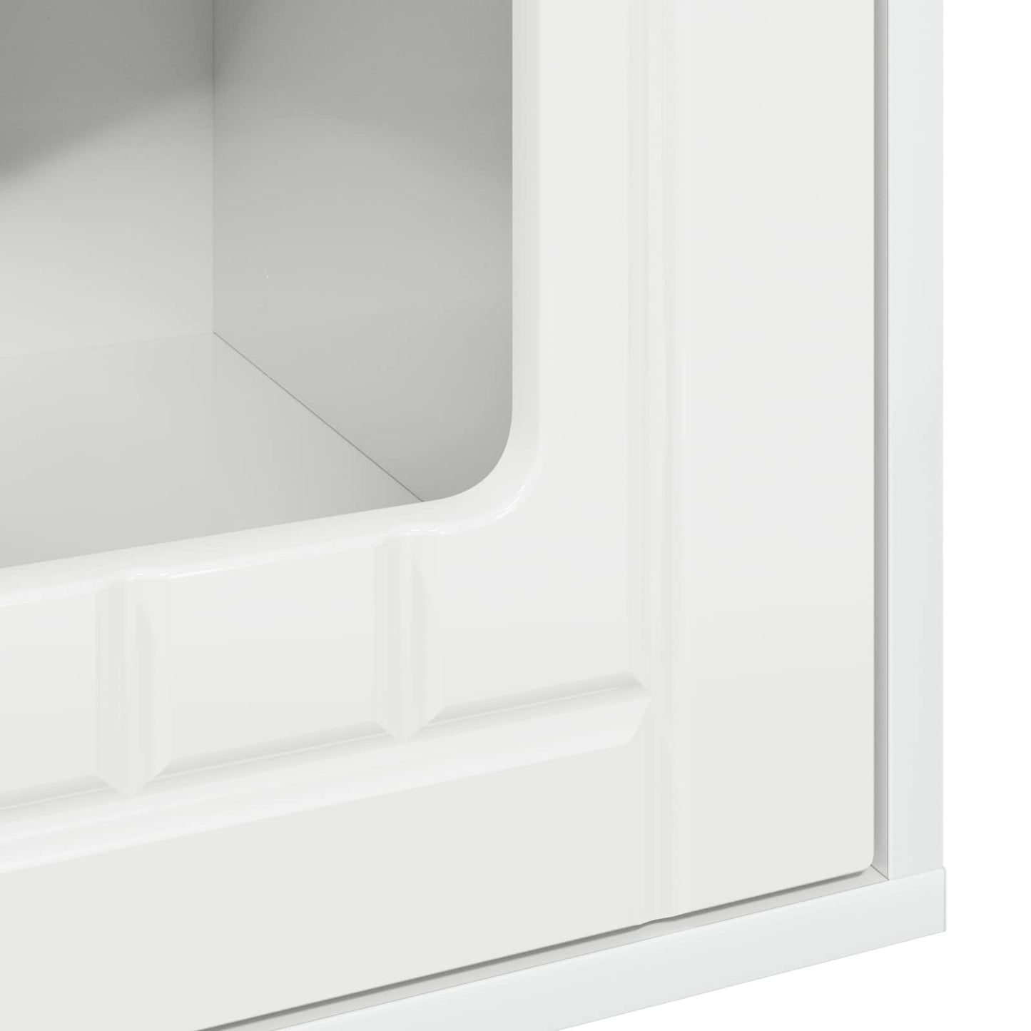 Casa per Gatti Bianco Lucido 53 x 52 x 62 cm Legno multistrato | homemem39