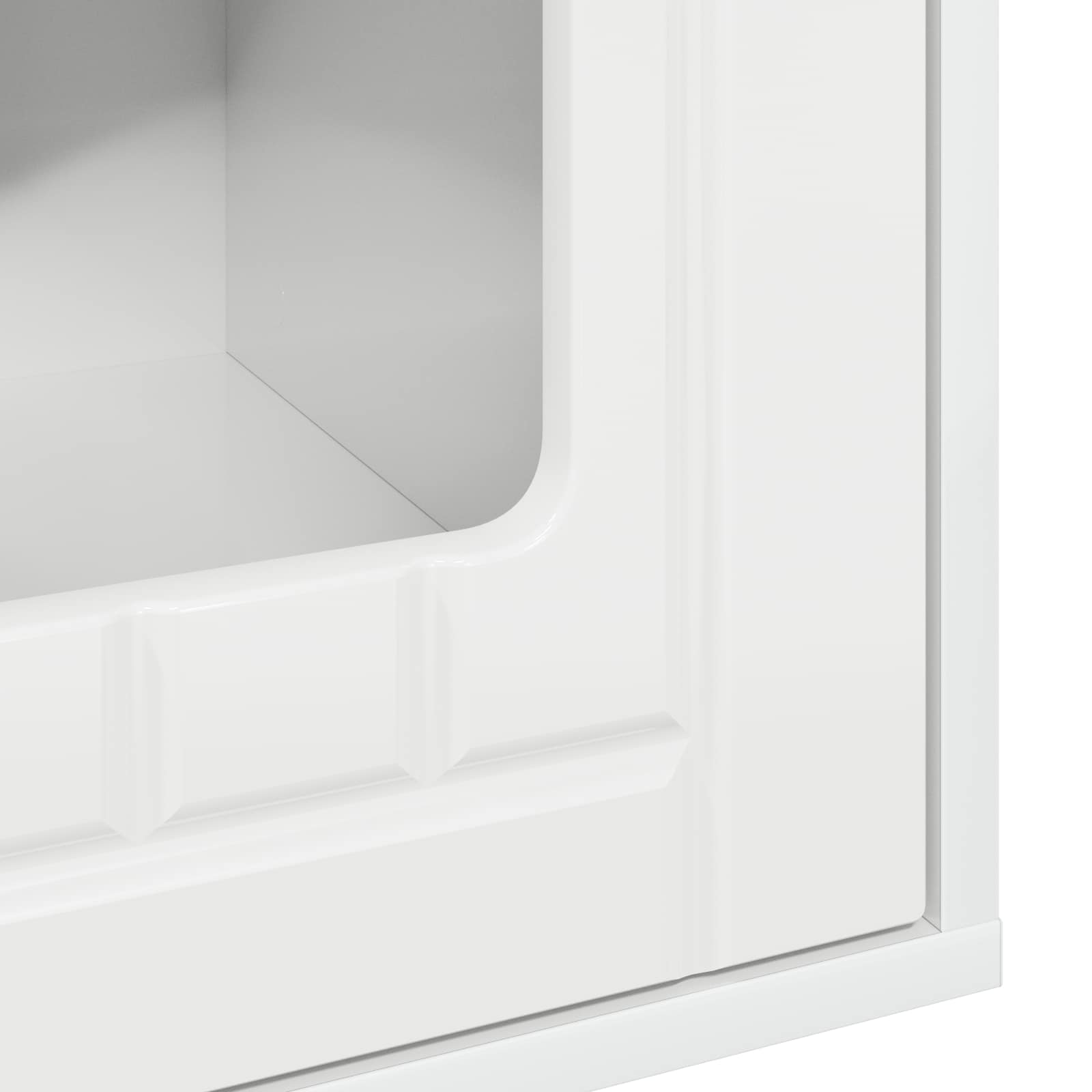 Casa per Gatti Bianco Lucido 53 x 52 x 62 cm Legno multistrato | homemem39