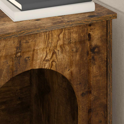 Casa per Gatti Rovere fumé 53 x 52 x 62 cm Legno multistrato