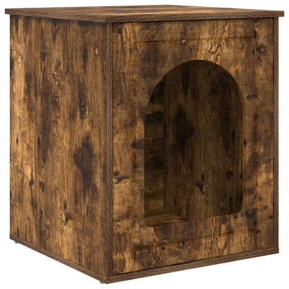 Casa per Gatti Rovere fumé 53 x 52 x 62 cm Legno multistrato