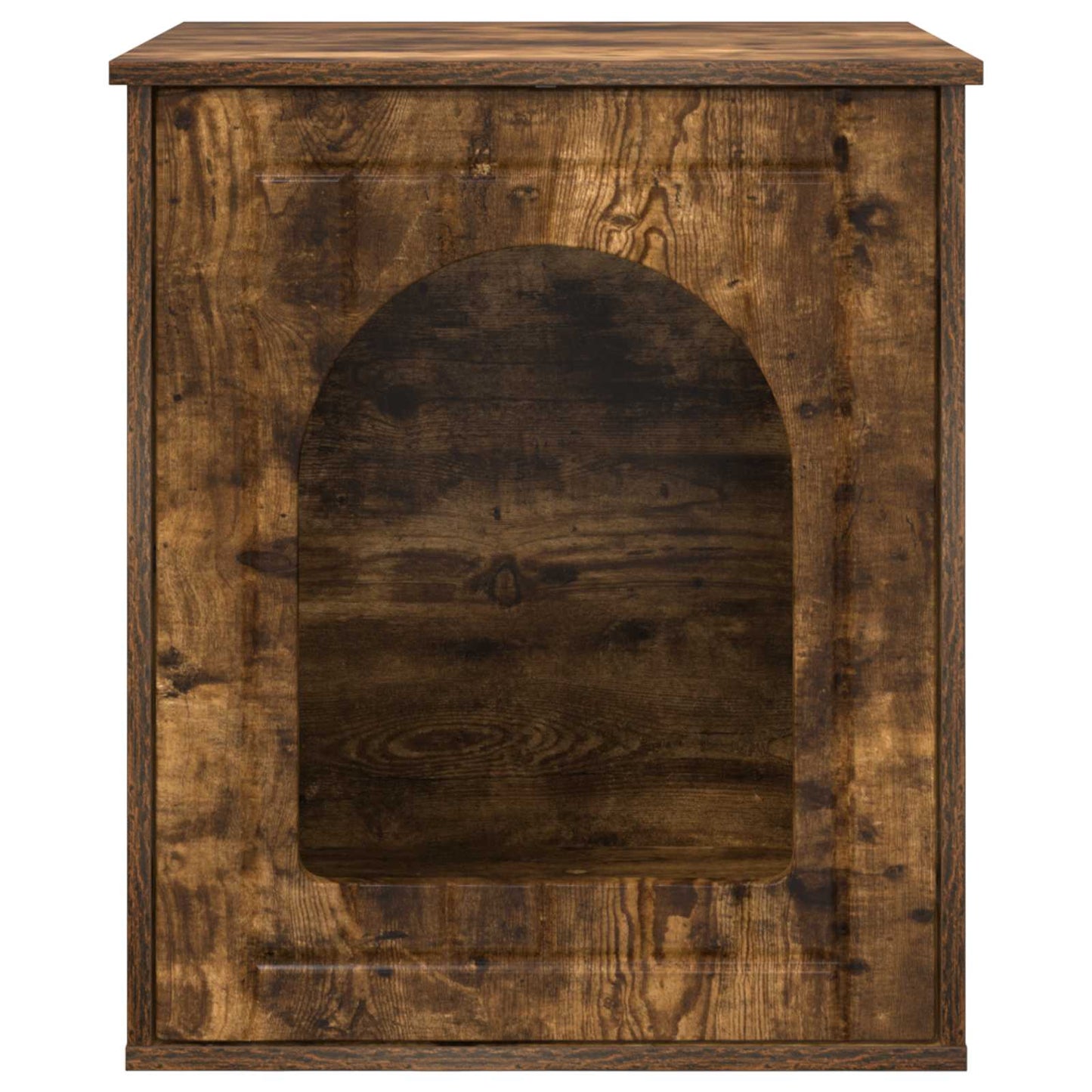 Casa per Gatti Rovere fumé 53 x 52 x 62 cm Legno multistrato