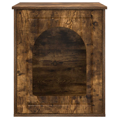Casa per Gatti Rovere fumé 53 x 52 x 62 cm Legno multistrato