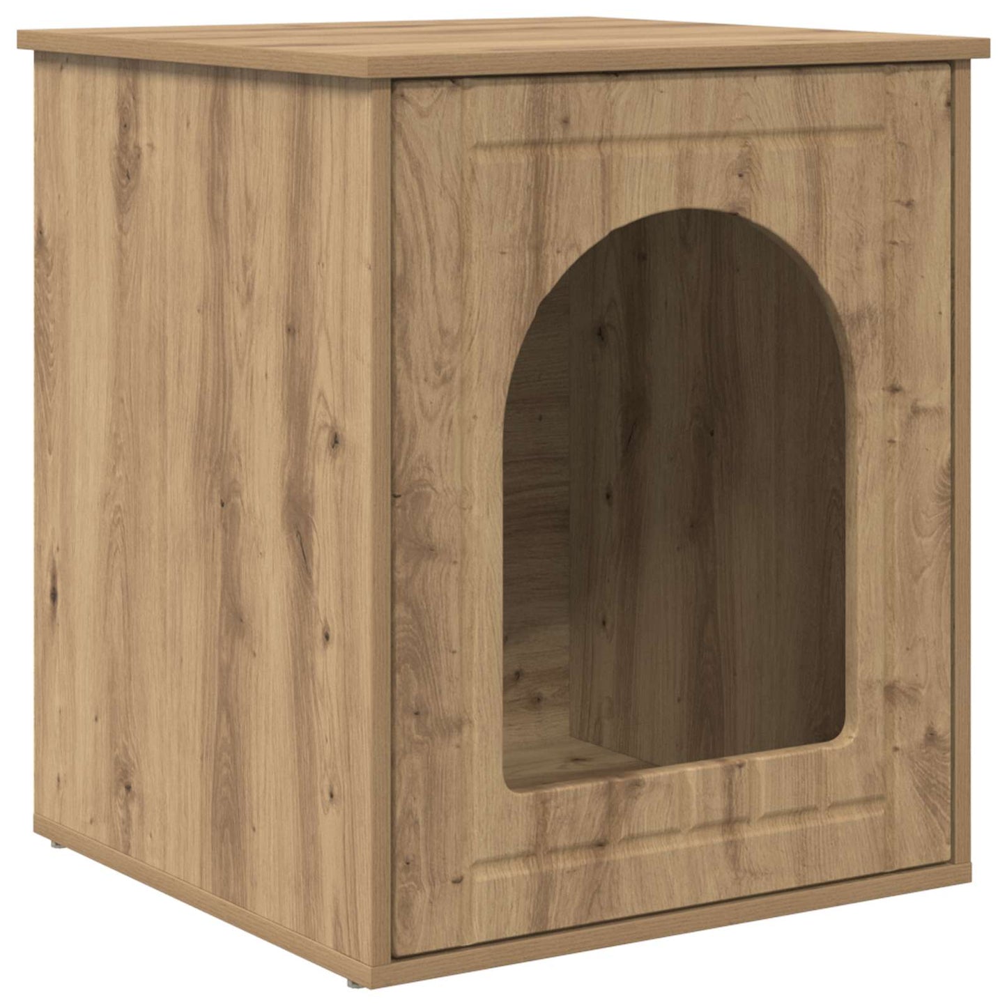 Casa per Gatti Rovere Artigianale 53 x 52 x 62 cm | homemem39