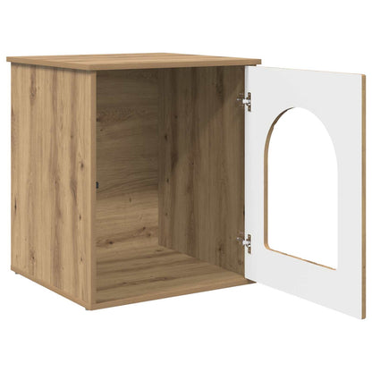 Casa per Gatti Rovere Artigianale 53 x 52 x 62 cm | homemem39