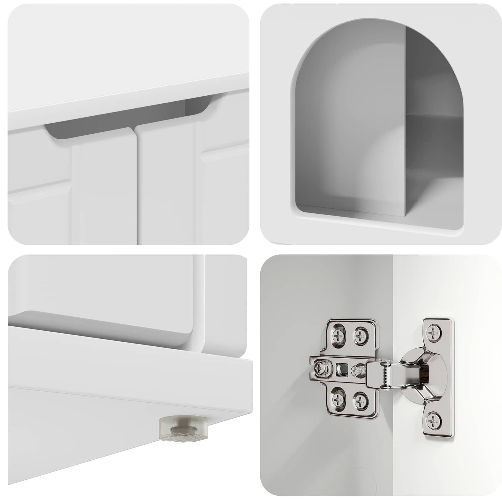 Casa per Gatti Bianco 85 x 55 x 50,5 cm Legno multistrato | homemem39